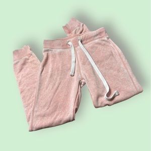 Love Me by Reflex Y2K Baby Pink Low Waist Sweat Pants | Size Large